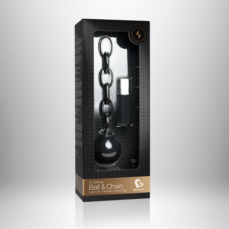 фото Мощное виброяйцо Rocks Off Ball & Chain с пультом ДУ