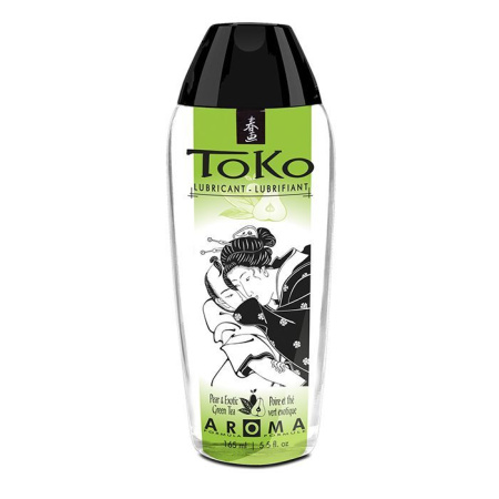 фото Лубрикант на водной основе Shunga Toko AROMA - Pear & Exotic Green Tea (165 мл), не содержит сахара