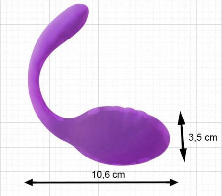 фото Виброяйцо со стимулятором клитора Adrien Lastic Smart Dream II с пультом LRS, можно под одежду