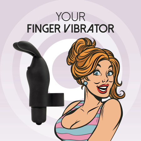 фото Вибратор на палец FeelzToys Magic Finger Vibrator Black фото Вибратор на палец FeelzToys Magic Finger Vibrator Black