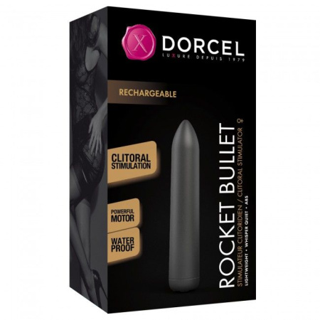 фото Перезаряжаемая вибропуля Dorcel Rocket Bullet Black фото Перезаряжаемая вибропуля Dorcel Rocket Bullet Black