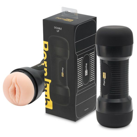 фото Мастурбатор двусторонний Pornhub Double Up, вагина/ротик