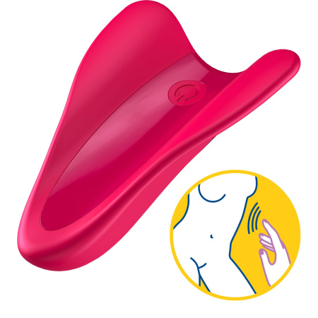 фото Вибратор на палец Satisfyer High Fly Red