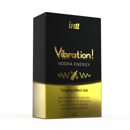 фото Жидкий вибратор Intt Vibration Vodka (15 мл), густой гель, очень вкусный, действует до 30 минут