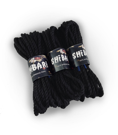 фото Джутовая веревка для Шибари Feral Feelings Shibari Rope, 8 м черная