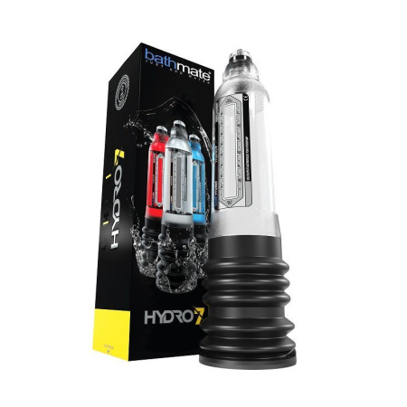 фото Гидропомпа Bathmate Hydro 7 Clear, для члена длиной от 12,5 до 18см, диаметр до 5см