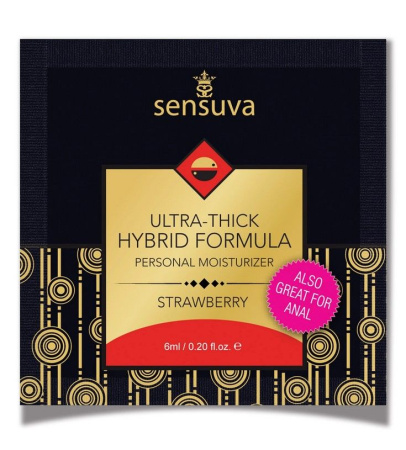 фото Пробник Sensuva - Ultra-Thick Hybrid Formula Strawberry (6 мл)