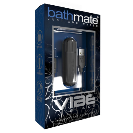 фото Вибропуля Bathmate Vibe Bullet Black, глубокая мощная вибрация