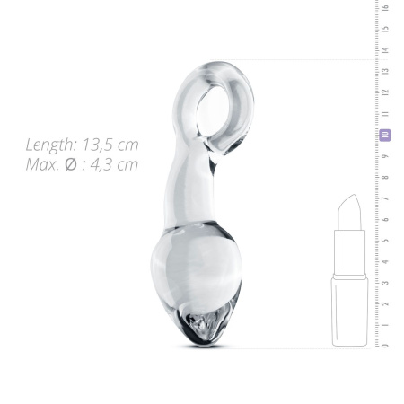 фото Стеклянный стимулятор простаты Gildo Glass Prostate Plug No. 13 фото Стеклянный стимулятор простаты Gildo Glass Prostate Plug No. 13
