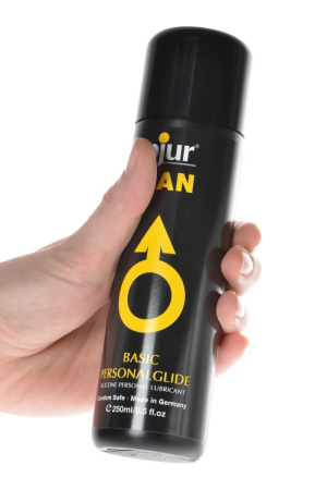 фото Лубрикант на силиконовой основе pjur MAN Basic personal glide 250 мл с деликатным уходом за кожей