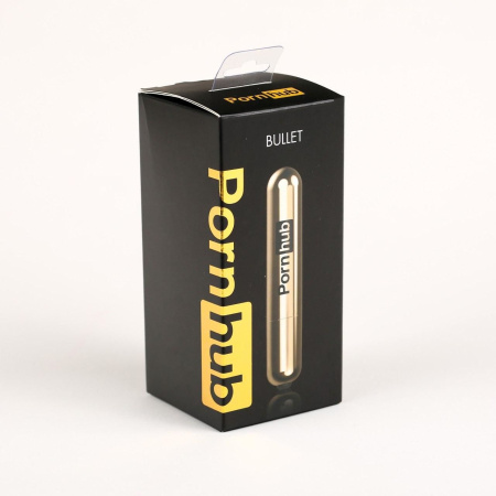 фото Вибропуля Pornhub Bullet перезаряжаемая, 10 режимов работы, магнитная зарядка, водонепроницаемая