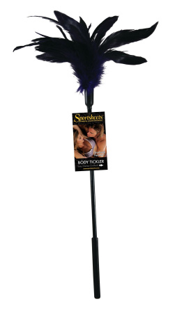 фото Щекоталка Sportsheets Starburst Tickler Фиолетовая, перо молодого петушка фото Щекоталка Sportsheets Starburst Tickler Фиолетовая, перо молодого петушка