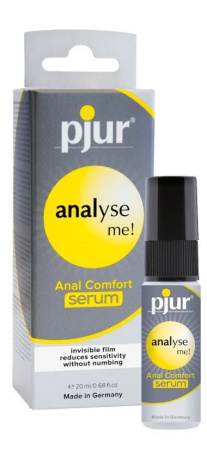 фото Расслабляющий анальный гель pjur analyse me! Serum 20мл, создает пленку, концентрированный