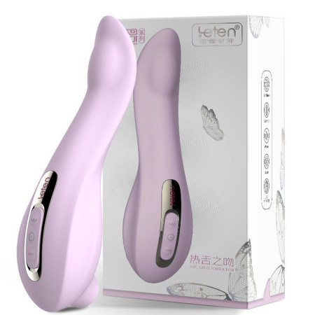 фото Вакуумный вибратор 3-в-1 Leten Sucking Vibrator (вакуум, вибрация, массажные движения язычка)