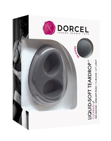 фото Эрекционное кольцо Dorcel Liquid-Soft Teardrop для члена и мошонки, soft-touch силикон