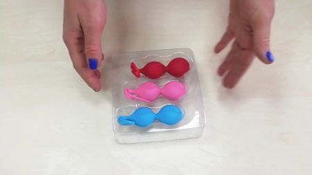 фото Вагинальные шарики Satisfyer Strengthening Balls (3шт), диаметр 3,8см, вес 62-82-98гр, монолитные фото Вагинальные шарики Satisfyer Strengthening Balls (3шт), диаметр 3,8см, вес 62-82-98гр, монолитные