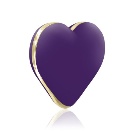 фото Вибратор-сердечко Rianne S: Heart Vibe Purple, 10 режимов работы, медицинский силикон