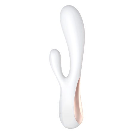фото Смарт-вибратор кролик Satisfyer Mono Flex White, 2 мотора, управление через интернет