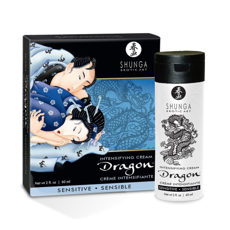 фото Стимулирующий крем для пар Shunga SHUNGA Dragon Cream SENSITIVE (60 мл) более нежный эффект