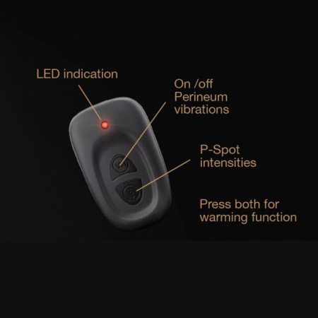 фото Массажеры простаты Dorcel P-Stroker с пультом ДУ, подогревом и точечным массажем, два мотора