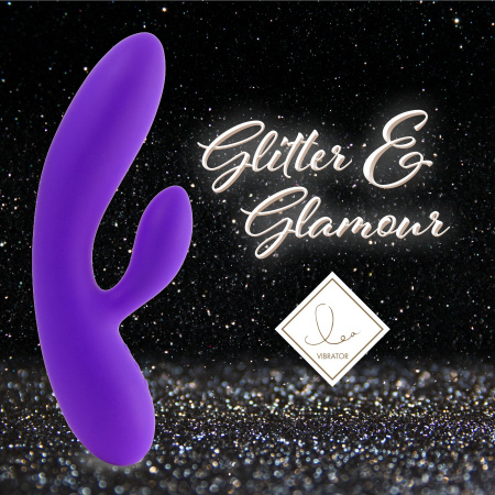 фото Гибкий вибратор кролик с двумя моторами FeelzToys Lea Rabbit Vibrator Medium Purple