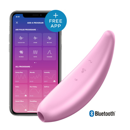 фото Мощный вакуумный клиторальный стимулятор Satisfyer Curvy 3+ с управлением через интернет фото Мощный вакуумный клиторальный стимулятор Satisfyer Curvy 3+ с управлением через интернет