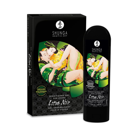 фото Возбуждающий гель для пар Shunga LOTUS NOIR (60 мл) с витамином Е и растительным глицерином