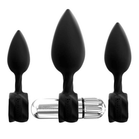 фото Набор анальных вибропробок Bathmate Anal Training Plugs VIBE, диаметр 2,5см - 3,1см - 3,8см
