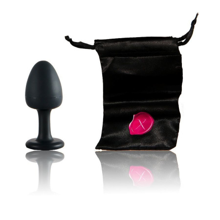 фото Анальная пробка Dorcel Geisha Plug Ruby M с шариком внутри, создает вибрации, макс. диаметр 3,2см