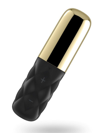 фото Мощный мини-вибратор Satisfyer Mini Lovely Honey Gold со съемным колпачком, 15 режимов работы фото Мощный мини-вибратор Satisfyer Mini Lovely Honey Gold со съемным колпачком, 15 режимов работы