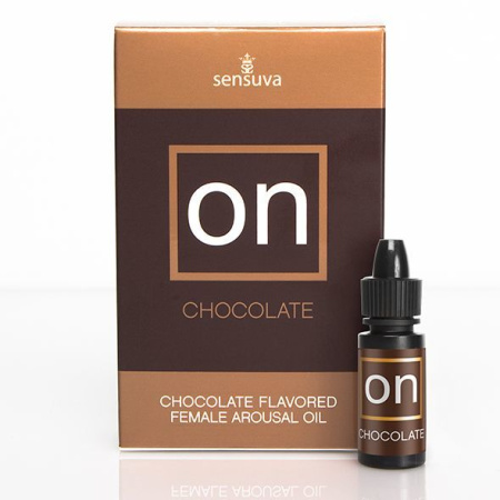 фото Возбуждающе капли для клитора Sensuva - ON Arousal Oil for Her Chocolate (5 мл) со вкусом шоколада