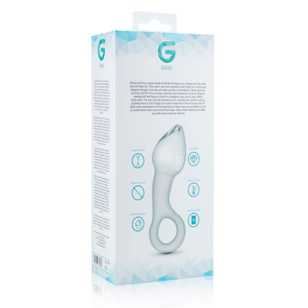 фото Стеклянный стимулятор простаты Gildo Glass Prostate Plug No. 13 фото Стеклянный стимулятор простаты Gildo Glass Prostate Plug No. 13