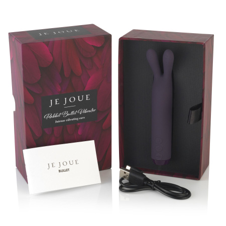 фото Вибратор с ушками Je Joue - Rabbit Bullet Vibrator Purple, глубокая вибрация