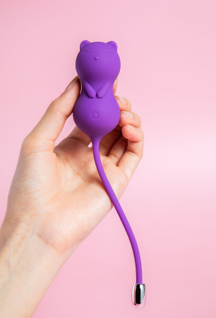 фото Вагинальные шарики с вибрацией KisToy Paula с пультом ДУ, диаметр 32мм