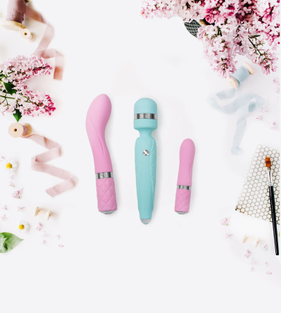 фото Роскошный вибратор Pillow Talk - Sassy Pink с кристаллом Сваровски для точки G, подарочная упаковка