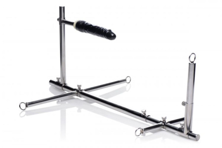 фото Конструкция для фиксации с фаллоимитатором Imprisoned Metal Stockade with Dildo