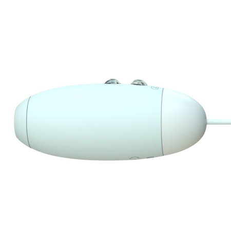 фото Вакуумный стимулятор с виброяйцом 2-в-1 KisToy Miss VV Cyan