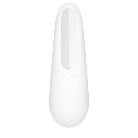 фото Вакуумный клиторальный стимулятор Satisfyer Curvy 1+ White с управлением через интернет фото Вакуумный клиторальный стимулятор Satisfyer Curvy 1+ White с управлением через интернет