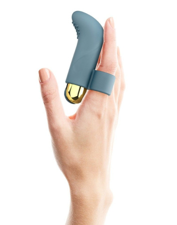 фото Вибратор на палец Love To Love TOUCH ME PETROLE перезаряжаемый, мощный мотор