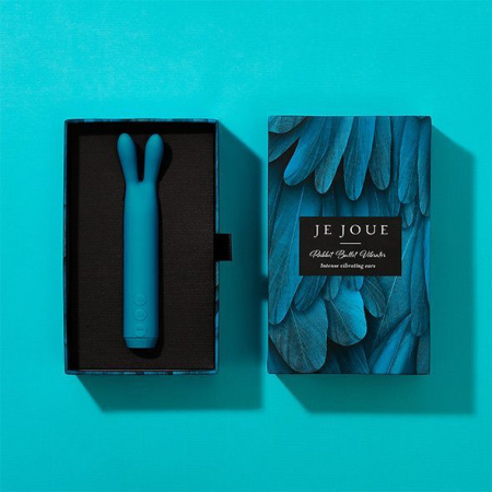 фото Вибратор с ушками Je Joue - Rabbit Bullet Vibrator Teal, глубокая вибрация