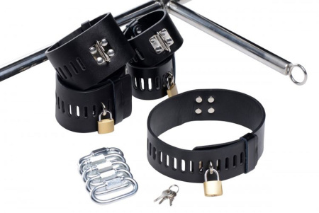 фото Конструкция для фиксации с фаллоимитатором Imprisoned Metal Stockade with Dildo