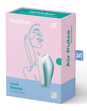 фото Миниатюрный вакуумный стимулятор Satisfyer Love Breeze Ice Blue