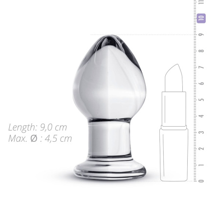 фото Стеклянная анальная пробка Gildo Glass Buttplug No. 26 фото Стеклянная анальная пробка Gildo Glass Buttplug No. 26