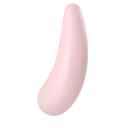 фото Вакуумный клиторальный стимулятор Satisfyer Curvy 2+ Pink с управлением через интернет