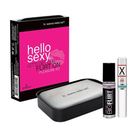 фото Подарочный набор для флирта Sensuva Hello Sexy (стимулирующий бальзам для губ и феромоны) фото Подарочный набор для флирта Sensuva Hello Sexy (стимулирующий бальзам для губ и феромоны)