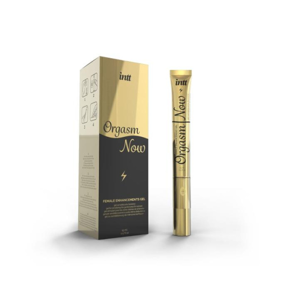 Возбуждающий гель-вибратор для клитора в тубе с вибрирующим кончиком 2-в-1: Intt Orgasm Now (15 мл)
