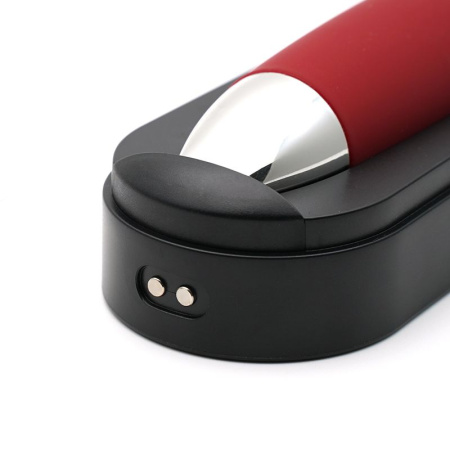 фото Клиторальный вибратор KisToy C-King, с двумя доп. насадками, мощная точечная стимуляция