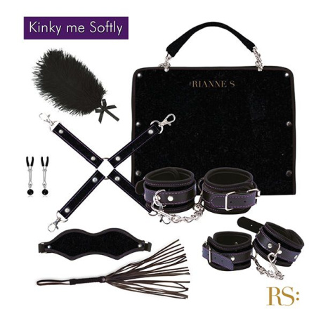 фото Подарочный набор для BDSM RIANNE S - Kinky Me Softly Black: 8 предметов для удовольствия