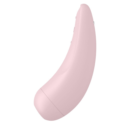 фото Вакуумный клиторальный стимулятор Satisfyer Curvy 2+ Pink с управлением через интернет