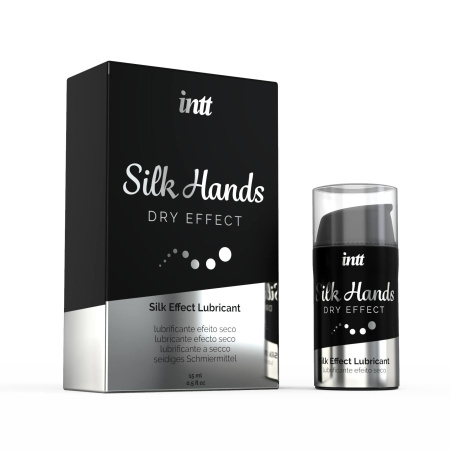фото Ульта-густая силиконовая смазк Intt Silk Hands (15 мл) с матовым эффектом, шелковистый эффект